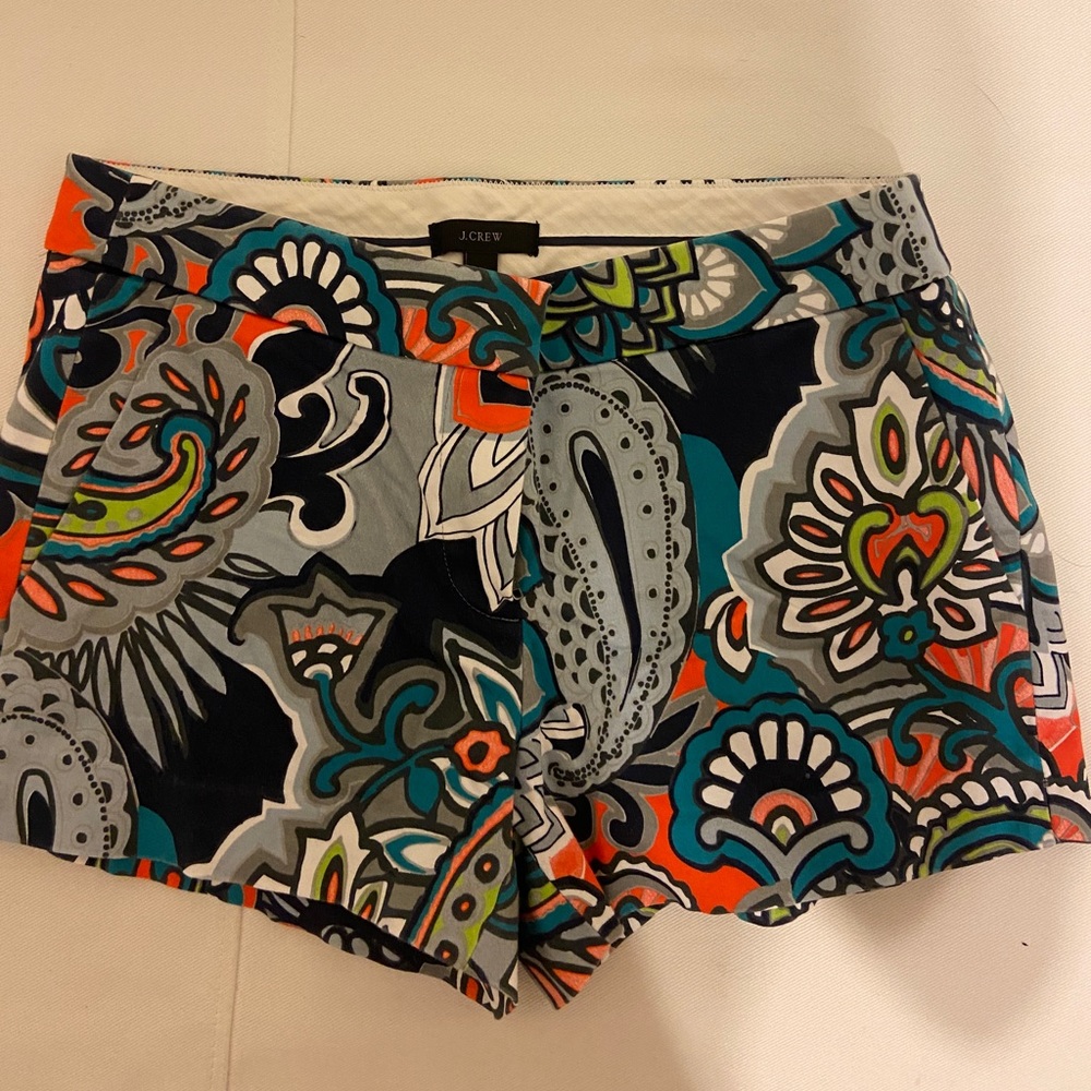 J.Crew Patterned Chino Shorts